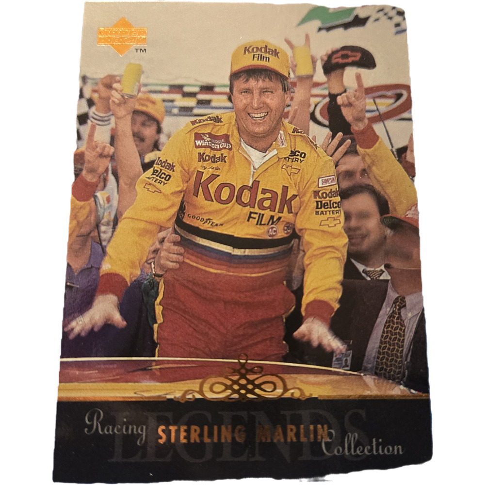 Sterling Marlin 1996 Upper Deck Racing Legends Collection RL13 Kodak Card